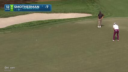 Austin Smotherman sinks 22-foot birdie putt on No. 12 at Cognizant Classic