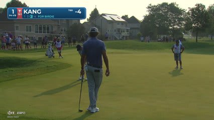 Jeffrey Kang sinks 6-foot birdie putt on No. 1 at 3M Open