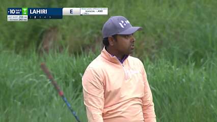 Anirban Lahiri makes birdie on No. 10 at Wells Fargo
