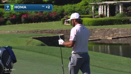 Max Homa reaches par-5 No. 7 in two, makes birdie at Truist Championship