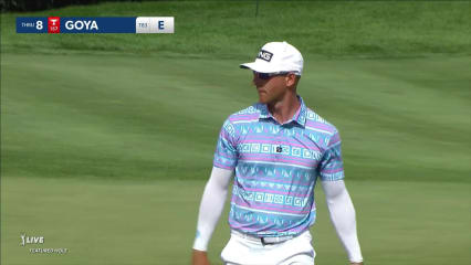 Tano Goya makes birdie on No. 8 at 3M Open