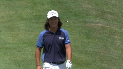 Richard H. Lee’s skillful chip-in birdie on No. 18 at John Deere