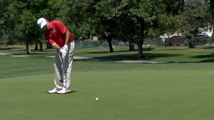 Tommy Gainey lands eagle putt at Utah Championship