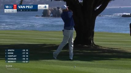 Bo Van Pelt's impressive second leads to birdie at AT&T Pebble Beach