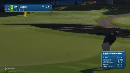 Michael Kim reaches par-5 No. 15 in two, makes birdie at Wyndham