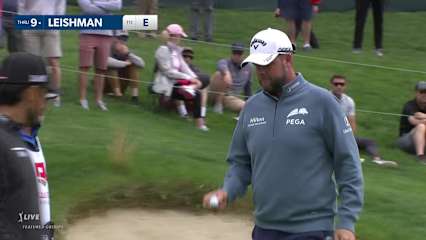 Marc Leishman's 15-foot birdie putt at Wells Fargo