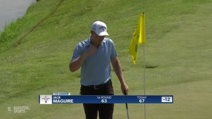 Jack Maguire makes birdie on No. 18 at NV5 Invitational