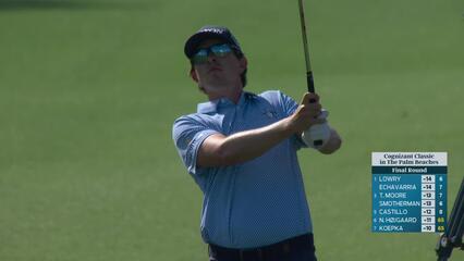 Nico Echavarria hits 135-yard approach to 19 feet, sets up birdie on No. 8 at Cognizant Classic