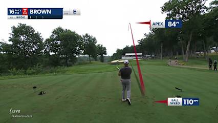 Scott Brown uses nice tee shot to capture birdie at John Deere