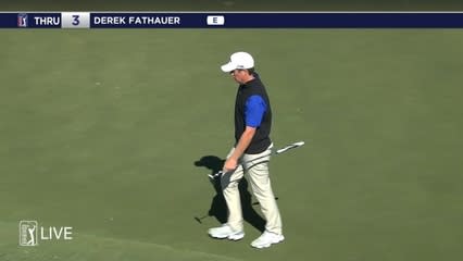 Derek Fathauer birdies No. 3 at The Honda Classic