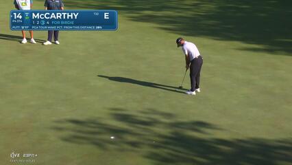 Denny McCarthy makes birdie on No. 14 at John Deere