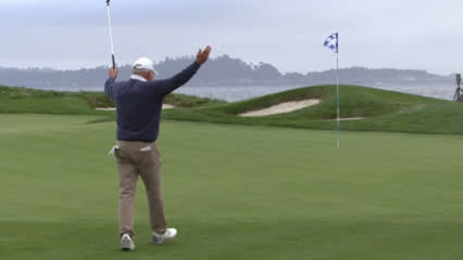 Mark O'Meara holes long-range birdie at PURE Insurance