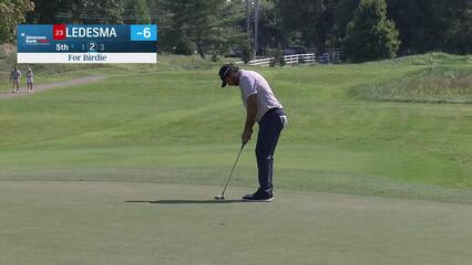 Nelson Ledesma makes birdie on No. 5 at Simmons Bank Open