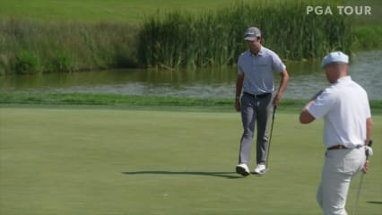 Davis Riley makes eagle on No. 4 at Pinnacle Bank