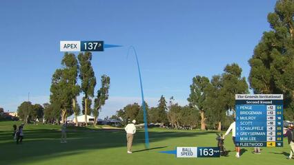 Tommy Fleetwood hits 266-yard approach to 46 feet, sets up birdie at The Genesis