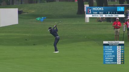 Joe Hooks makes birdie on No. 14 at Rocket Classic