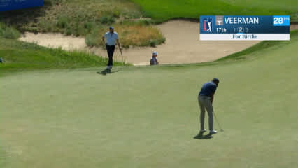 Johannes Veerman makes birdie after nice tee shot at Barracuda