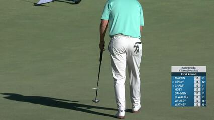 Yannik Paul makes birdie on No. 17 at Barracuda