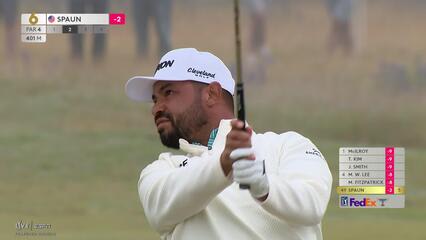 J.J. Spaun's 152-yard approach sets up birdie on No. 6 at Genesis Scottish Open