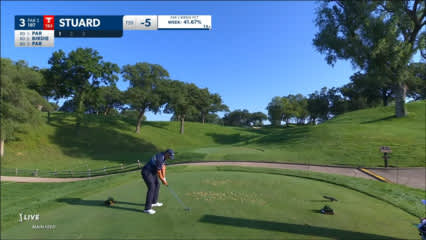 Brian Stuard's nice tee shot leads to birdie at John Deere