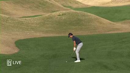 Jamie Lovemark sticks approach to set up birdie at The American Express