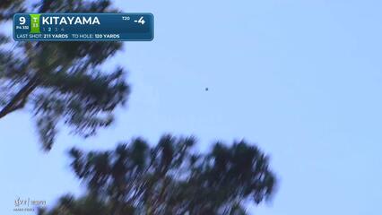 Kurt Kitayama gets up-and-down from 119 yards for birdie on No. 9 at RBC Heritage