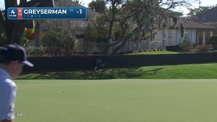 Max Greyserman hits 75-yard approach to 7 feet, sets up birdie on No. 4 at Arnold Palmer