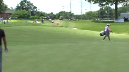 Richard Green makes birdie putt on No. 9 at Principal Charity Classic