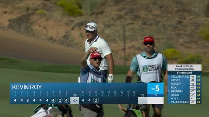 Kevin Roy holes 186-yard approach for eagle on No. 12 at Bank of Utah