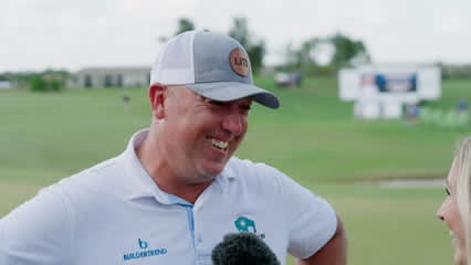 Scott Gutschewski's emotional interview after winning LECOM Suncoast Classic