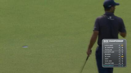 Denny McCarthy makes birdie on No. 11 at BMW Championship