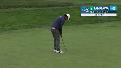 Ken Tanigawa cards birdie at PURE Insurance