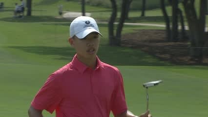 Guan birdies No. 9 in Round 1 of HP Byron Nelson