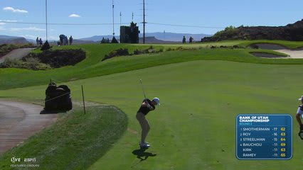 Ben James's 69-yard approach sets up birdie on No. 5 at Bank of Utah