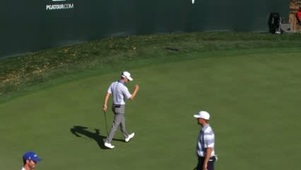 Blayne Barber holes big birdie chip at Valspar