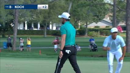 Greg Koch nearly aces No. 17 with 170-yard tee shot to 3-feet at Arnold Palmer