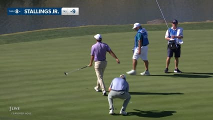 Stephen Stallings Jr. sticks tee shot to set up birdie at The American Express