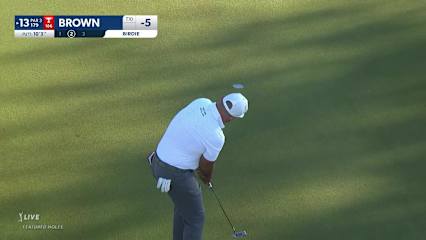 Scott Brown's tee shot sets up birdie at Mexico Open