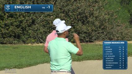 Harris English makes birdie on No. 17 at Farmers