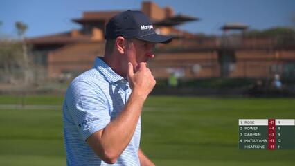 Justin Rose hits 133-yard approach to 6 feet, sets up birdie on No. 10 at Farmers