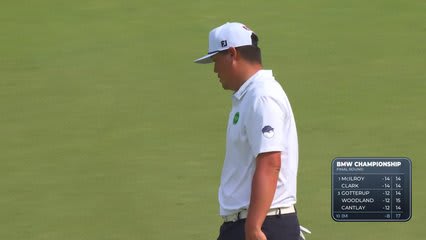 Sungjae Im drains 11-foot birdie putt on No. 17 at BMW Championship