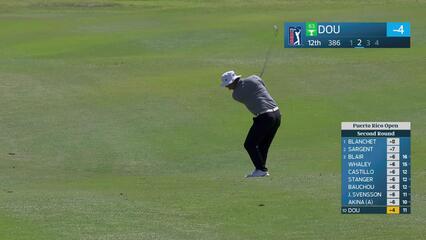 Zecheng Dou makes birdie on No. 12 at Puerto Rico