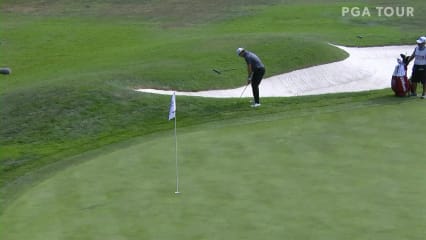 Ricky Barnes chips in for birdie at Safeway Open 