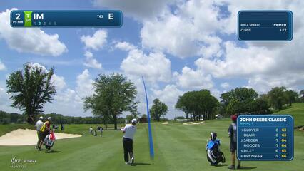 Sungjae Im sinks 6-foot putt for birdie on No. 2 at John Deere