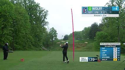 Matthew Wolff spins tee shot to set up birdie at Wells Fargo