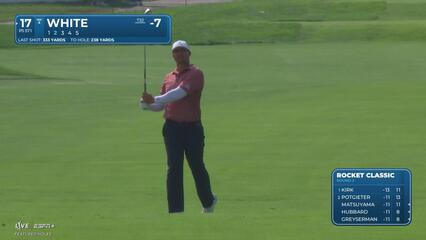 Brett White makes birdie on No. 17 at Rocket Classic