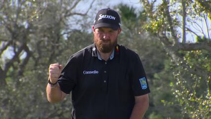 Shane Lowry drains 16-foot birdie chip on No. 9 at Cognizant Classic