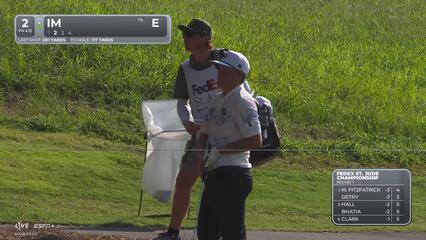 Sungjae Im's excellent approach from the waste area leads to birdie at FedEx St. Jude