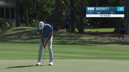 Troy Merritt makes birdie on No. 3 at Club Car Championship