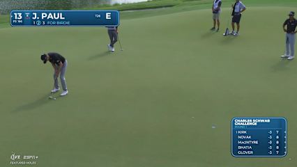 Jeremy Paul makes birdie on No. 13 at Charles Schwab